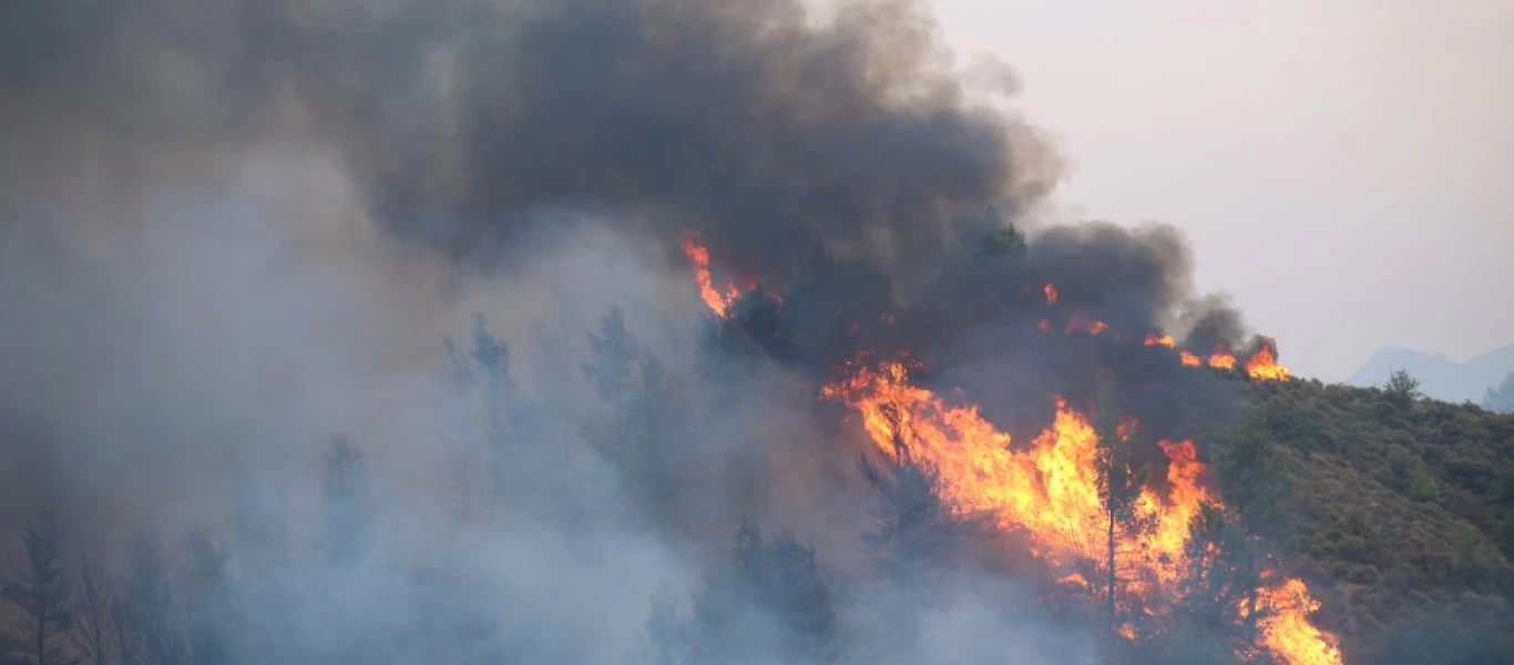 Τέθηκε υπό έλεγχο η φωτιά στη Ναύπακτο (βίντεο) (upd)